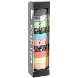 Washi tape 10-pack Foil & Glitter #1 in the group Hobby & Creativity / Hobby Accessories / Washi Tape at Pen Store (128584)