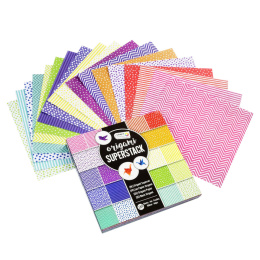 Origami Superpack 15x15 cm 180-pack in the group Kids / Fun and learning / Paper & Drawing Pad for Kids / Origami pape at Pen Store (128587)