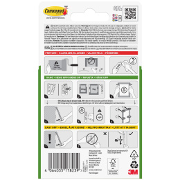 Command Hanging Strips Large Black in the group Hobby & Creativity / Organize / Frames / Picture hanging at Pen Store (128609)