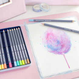 Goldfaber Aqua Watercolour Pencil 12-set Pastel in the group Pens / Artist Pens / Watercolor Pencils at Pen Store (128726)