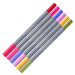 Goldfaber Aqua Dual Marker Set of 6 Flowers in the group Pens / Artist Pens / Illustration Markers at Pen Store (128734)