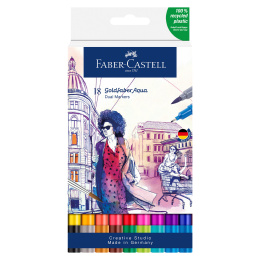 Goldfaber Aqua Dual Marker Set of 18 in the group Pens / Artist Pens / Illustration Markers at Pen Store (128738)