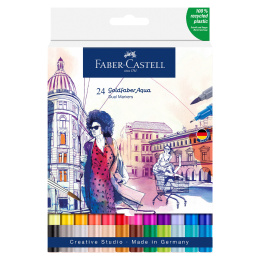 Goldfaber Aqua Dual Marker Set of 24 in the group Pens / Artist Pens / Illustration Markers at Pen Store (128739)