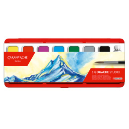 Gouache Studio Box of 8 Colour Tablets in the group Art Supplies / Artist colours /  Gouache at Pen Store (128906)