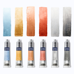 Cotman Water Color Metallic Collection Tubes 8 ml 6-set in the group Art Supplies / Colors / Watercolor Paint at Pen Store (129130)