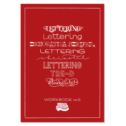 Lettering Workbook no. 2 in the group Hobby & Creativity / Books / Art Instruction Books at Pen Store (129238)