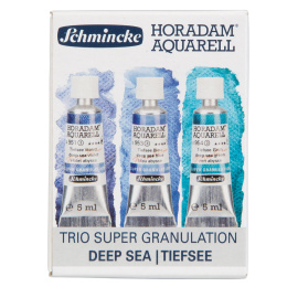 Horadam Super Granulation Set Deep Sea in the group Art Supplies / Colors / Watercolor Paint at Pen Store (129297)