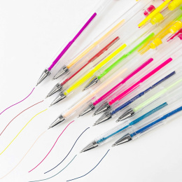 Gel pens 18-set (Neon/Glitter/Pastell) in the group Pens / Writing / Gel Pens at Pen Store (129330)