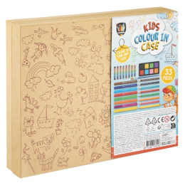 Kids Colour Case in the group Kids / Kids' Pens / Coloring Pencils for Kids at Pen Store (129334)