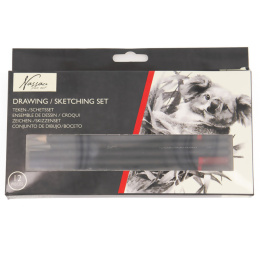 Sketch & Draw 12-set in the group Art Supplies / Crayons & Graphite / Drawing Charcoal at Pen Store (129354)