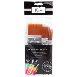 Brushes Wide 3-set in the group Art Supplies / Brushes / Brush Sets at Pen Store (129367)