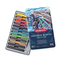 Inktense Blocks Set of 12 in the group Pens / Artist Pens / Watercolor Pencils at Pen Store (129544)