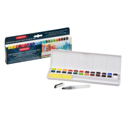 Inktense Paint Pan Set Studio 24 Half pans in the group Art Supplies / Colors / Watercolor Paint at Pen Store (129546)