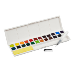 Inktense Paint Pan Set Studio 24 Half pans in the group Art Supplies / Colors / Watercolor Paint at Pen Store (129546)