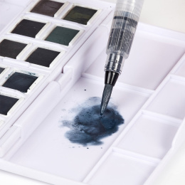 Tinted Charcoal Paint Pan Set 12 Half pans in the group Art Supplies / Artist colours / Watercolor Paint / Watercolor pans at Pen Store (129568)