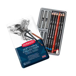 Sketching Collection Set of 12 in the group Art Supplies / Crayons & Graphite / Drawing Charcoal at Pen Store (129574)
