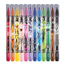 Colorpeps Monster Felt Tip Pens Pack of 12 in the group Kids / Kids' Pens / Felt Tip Pens for Kids at Pen Store (129629)