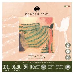 Watercolor Pad Italia 100% Cotton 300g Fine Grain 30x30cm 20 Sheets in the group Paper & Pads / Artist Pads & Paper / Watercolor Pads at Pen Store (129665)