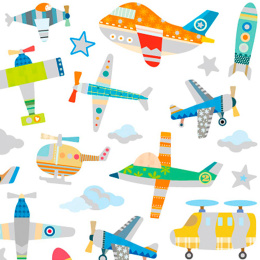 Stickers Airplane 1 sheet in the group Kids / Fun and learning / Stickers at Pen Store (129986)