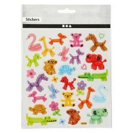 Stickers Balloon animals 1 sheet in the group Kids / Fun and learning / Stickers at Pen Store (129989)