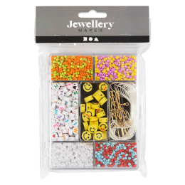 DIY Bead set Smileys in the group Hobby & Creativity / Create / Home-made jewellery at Pen Store (129997)