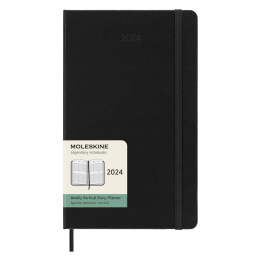 12M Weekly Planner Vertical Hardcover Large Black in the group Paper & Pads / Planners / 12-Month Planners at Pen Store (130175)