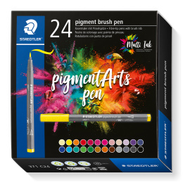 Pigment Arts Brush Pen set of 24 in the group Pens / Artist Pens / Brush Pens at Pen Store (130648)