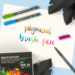 Pigment Arts Brush Pen set of 24 in the group Pens / Artist Pens / Brush Pens at Pen Store (130648)