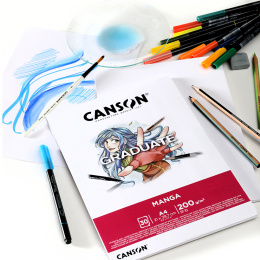 Graduate Manga Pad A4 200g in the group Paper & Pads / Artist Pads & Paper / Marker Pads at Pen Store (130656)