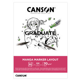 Graduate Manga Marker Layout Pad A4 70 g in the group Paper & Pads / Artist Pads & Paper / Marker Pads at Pen Store (130658)