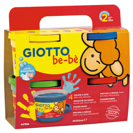 Be-bè Finger Paint 4x150 ml in the group Kids / Kids' Paint & Crafts / Paint for Kids / Finger Paint at Pen Store (130663)