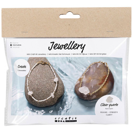 Mini DIY-kit Jewellery Clear Quartz in the group Hobby & Creativity / Create / Home-made jewellery at Pen Store (130692)