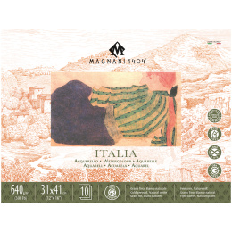 Watercolor Pad Italia 100% Cotton 640g Fine Grain 31x41cm 10 Sheets in the group Paper & Pads / Artist Pads & Paper / Watercolor Pads at Pen Store (130705)
