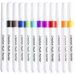 Multimarker Set of 12 in the group Pens / Artist Pens / Acrylic Markers at Pen Store (130707)