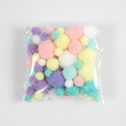 Pompoms Pastel 62g in the group Hobby & Creativity / Create / Crafts & DIY at Pen Store (130733)