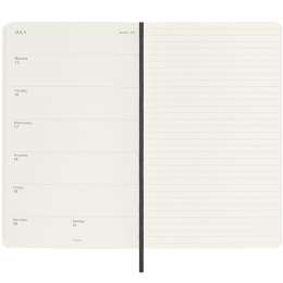 Calendar 18M WeekNote Soft Cover Pocket Black  in the group Paper & Pads / Planners / 18-Month Planners at Pen Store (130879)