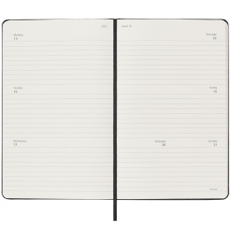 Calendar 18M Weekly Hard Cover Horisontell Pocket Black in the group Paper & Pads / Planners / 18-Month Planners at Pen Store (130885)