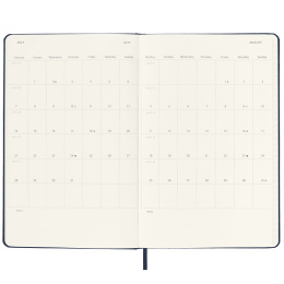 Calendar 18M Weekly Hard Cover Horisontell Pocket Black in the group Paper & Pads / Planners / 18-Month Planners at Pen Store (130885)