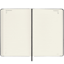 Calendar 18M Daily Soft Cover Large Black in the group Paper & Pads / Planners / 18-Month Planners at Pen Store (130887)