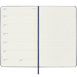 Calendar 18M WeekNote Hard Cover Pocket Sapphire Blue in the group Paper & Pads / Planners / 18-Month Planners at Pen Store (130889)