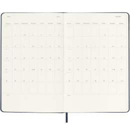 Calendar 18M WeekNote Hard Cover Pocket Sapphire Blue in the group Paper & Pads / Planners / 18-Month Planners at Pen Store (130889)