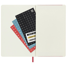 Calendar 18M WeekNote Soft Cover Pocket Red in the group Paper & Pads / Planners / 18-Month Planners at Pen Store (130893)