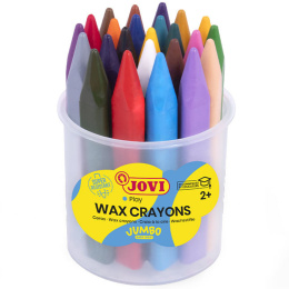 Wax Crayons Jumbo Easy Grip Set of 24 (2 years+) in the group Kids / Kids' Pens / Crayons for Kids at Pen Store (131118)