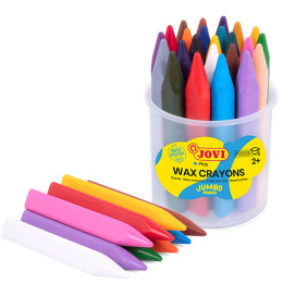 Wax Crayons Jumbo Easy Grip Set of 24 (2 years+) in the group Kids / Kids' Pens / Crayons for Kids at Pen Store (131118)