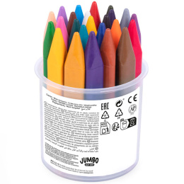 Wax Crayons Jumbo Easy Grip Set of 24 (2 years+) in the group Kids / Kids' Pens / Crayons for Kids at Pen Store (131118)