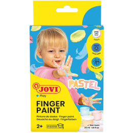 Finger Paint 6x35 ml Pastel colours (2 years+) in the group Kids / Kids' Paint & Crafts / Finger Paint at Pen Store (131126)