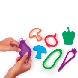 Clay molds Vegetables Pack of 6 in the group Kids / Kids' Paint & Crafts / Modelling Clay for Kids at Pen Store (131128)