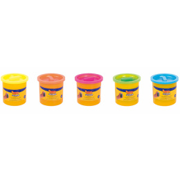 Soft Modelling Dough 5x110g Neon Colours in the group Kids / Kids' Paint & Crafts / Modelling Clay for Kids at Pen Store (131133)