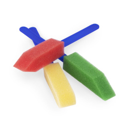 Foam Brushes Pack of 3 (3 years+) in the group Kids / Kids' Paint & Crafts / Paint Brushes for Kids at Pen Store (131254)