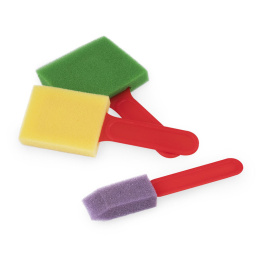 Foam Brushes Various sizes Pack of 3 (3 years+) in the group Kids / Kids' Paint & Crafts / Paint Brushes for Kids at Pen Store (131255)